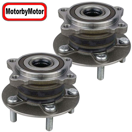 MotorbyMotor Rear Wheel Bearing for Mitsubishi Lancer, Mitsubishi Outlander/Outander Sport Wheel Hub w/5 Lugs, w/ABS 512382  (2 PACK)