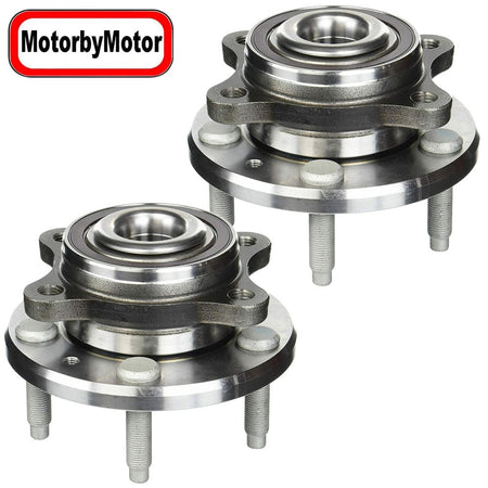 MotorbyMotor 512299 Rear Wheel Bearing Fit Ford Five Hundred/Freestyle/Taurus/Taurus X, Mercury Montego/Sable-w/5 Lugs, 2WD FWD-2PK