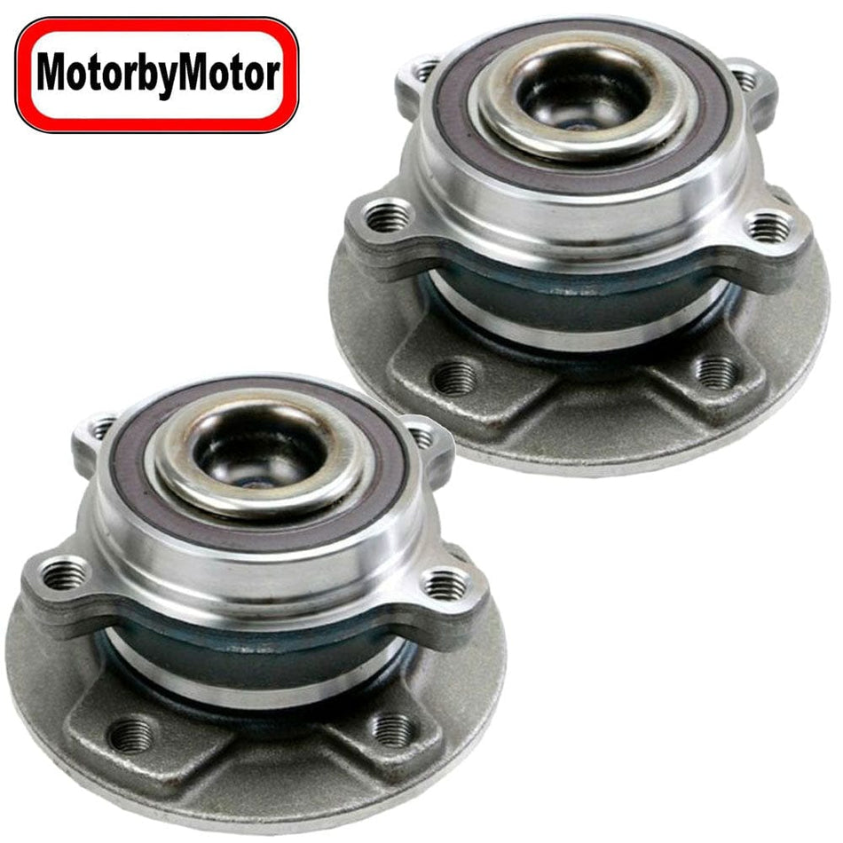 Rear Wheel Bearing Fit Fiat 500X 2016-2018, Jeep Compass 2017-2019, Jeep Renegade 2015-2018 Wheel Hub w/ABS 5 Lugs, 512568 (2 Pack)
