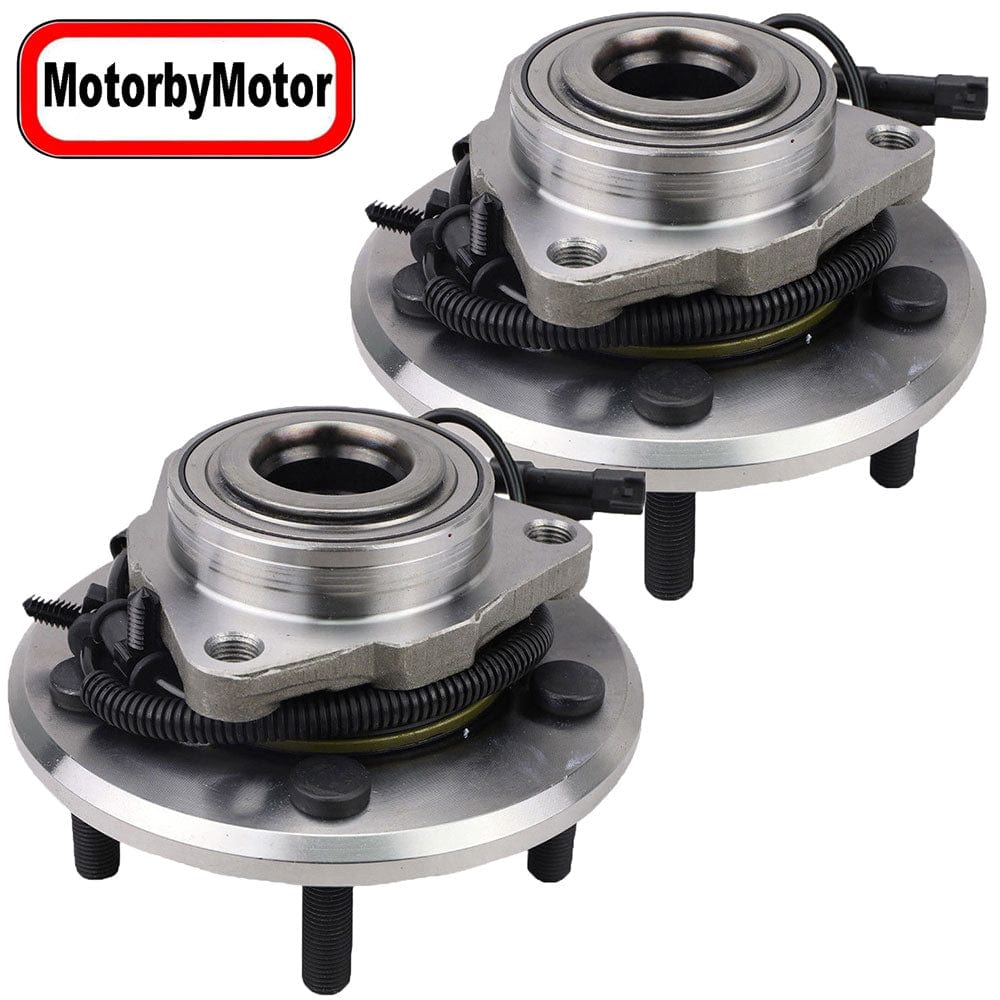 MotorbyMotor 515151  Front Wheel Bearing Fit 2012-2019 Ram 1500,  Classic Wheel Hub w/ABS, 5-Lugs (2 Pack)