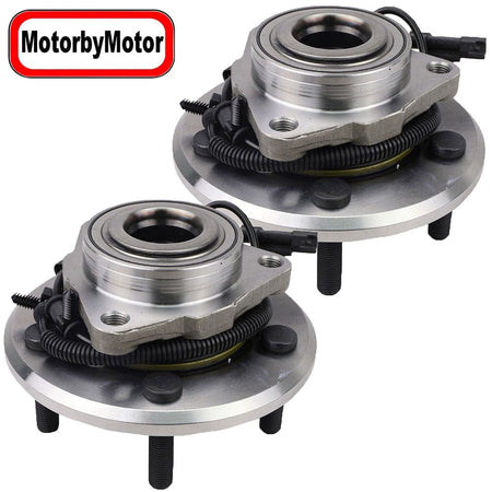MotorbyMotor 515151  Front Wheel Bearing Fit 2012-2019 Ram 1500,  Classic Wheel Hub w/ABS, 5-Lugs (2 Pack)
