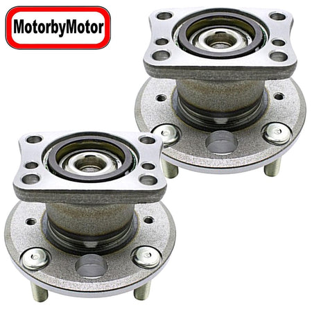 Rear Wheel Bearing Fit 2011-2019 Ford Fiesta Wheel Hub with 4 Lugs, 512490 (2 Pack)