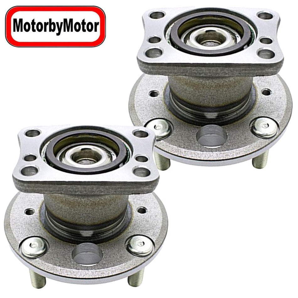 Rear Wheel Bearing Fit 2011-2019 Ford Fiesta Wheel Hub with 4 Lugs, 512490 (2 Pack)