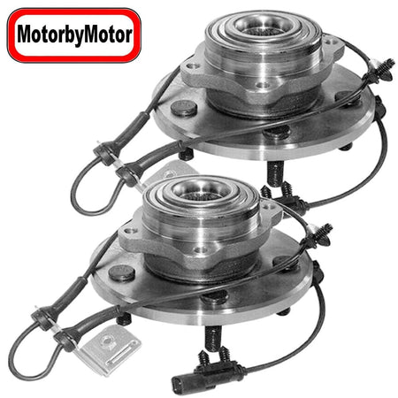 Front Wheel Bearing for 2007 2008 Chrysler Pacifica Wheel Hub w/5 Lugs, w/ABS-513261 (2 PACK)