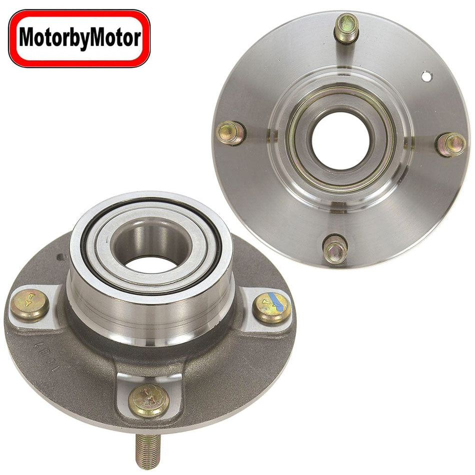 Rear Wheel Bearing for Hyundai Elantra, Kia Spectra, Kia Spectra 5 Wheel Hub w/4 Lugs(Non-ABS)-512194 (2 Pack)