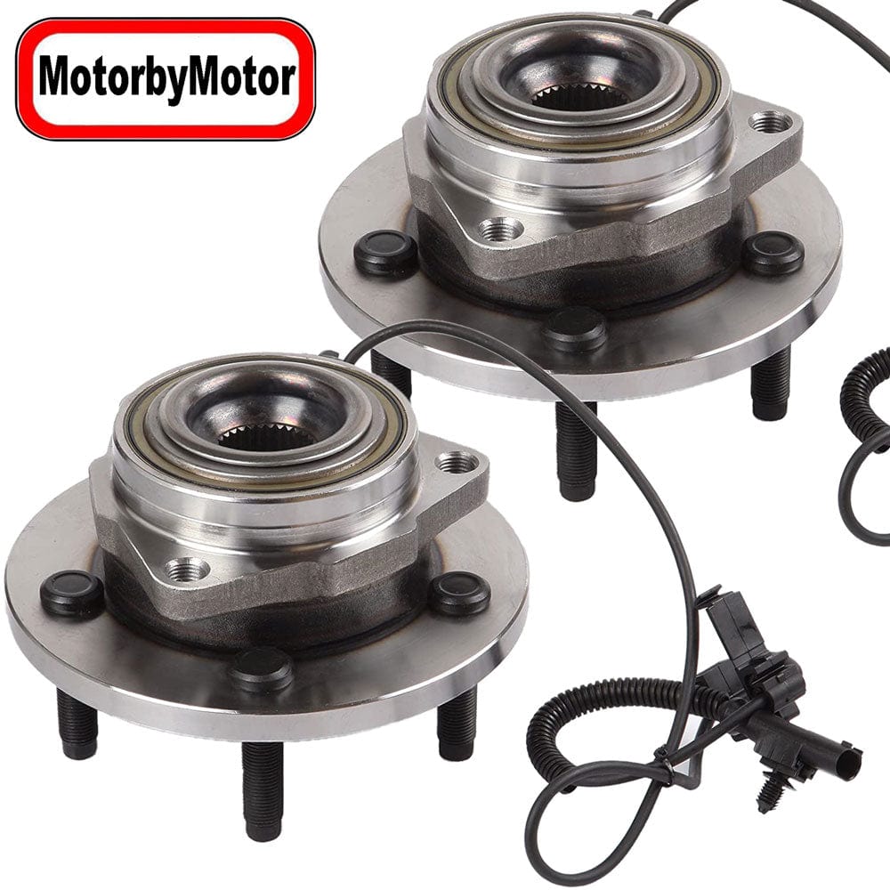 Mitsubishi Raider Front Wheel Bearing Hub Assembly Fits for 2005-2010 Dodge Dakota, 2006-2008 Mitsubish Raider, 2011 Ram Dakota Wheel Hub w/5 Lugs, w/ABS (2 PACK)