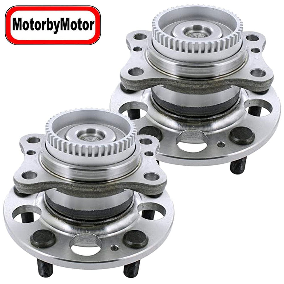 Rear Wheel Bearing for 11-15 Hyundai Elantra, 13-14 Hyundai Veloster, 14-18 Kia Forte Forte Wheel Hub w/5 Lugs- 512492 (2 Pack)