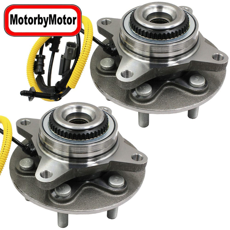 MotorbyMotor 515181 Front Wheel Bearing Hub Assembly for 2018 Ford Expedition, 2018 Lincoln Navigator