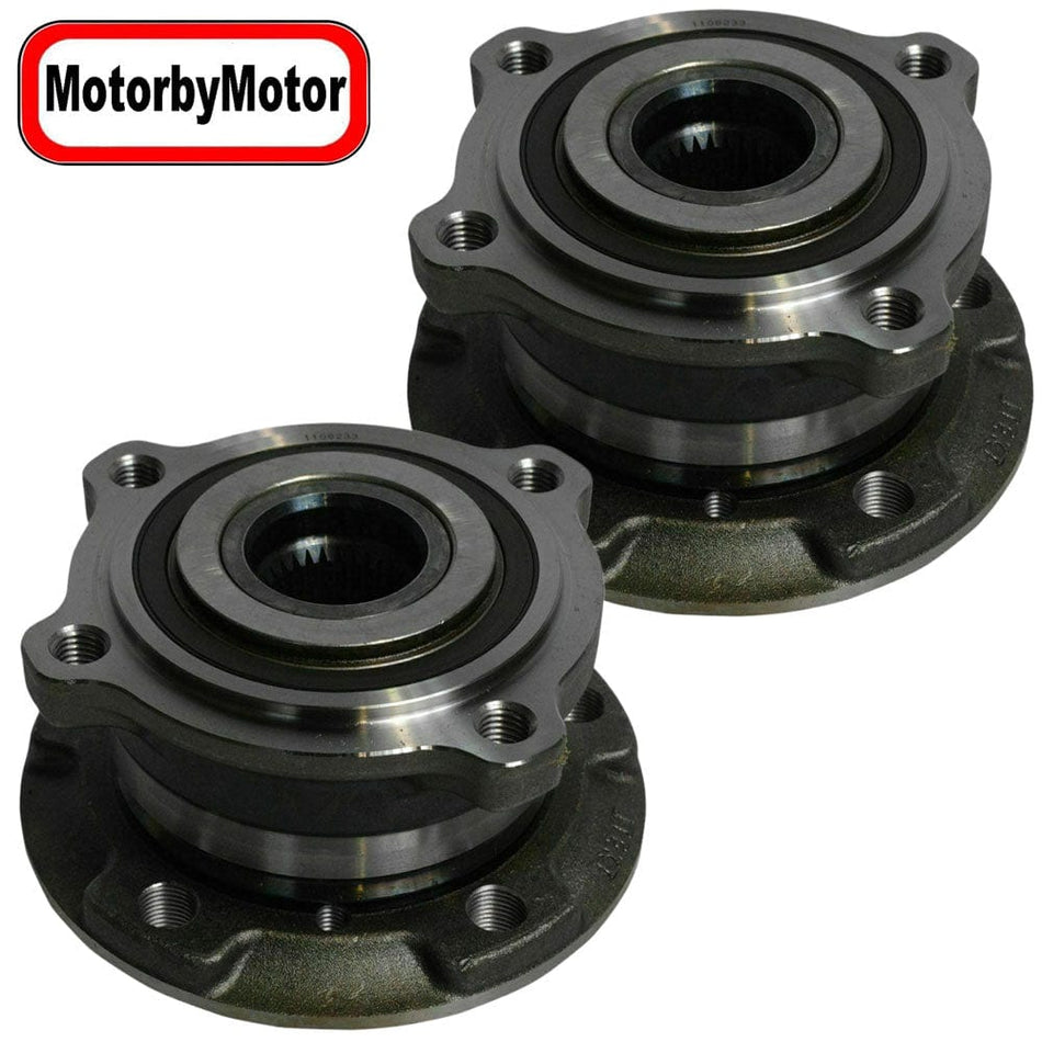 Front Wheel Bearing Fit 2008-2016 BMW X6, 2007-2016 BMW X5 Wheel Hub AWD, 513305 (2 Pack)