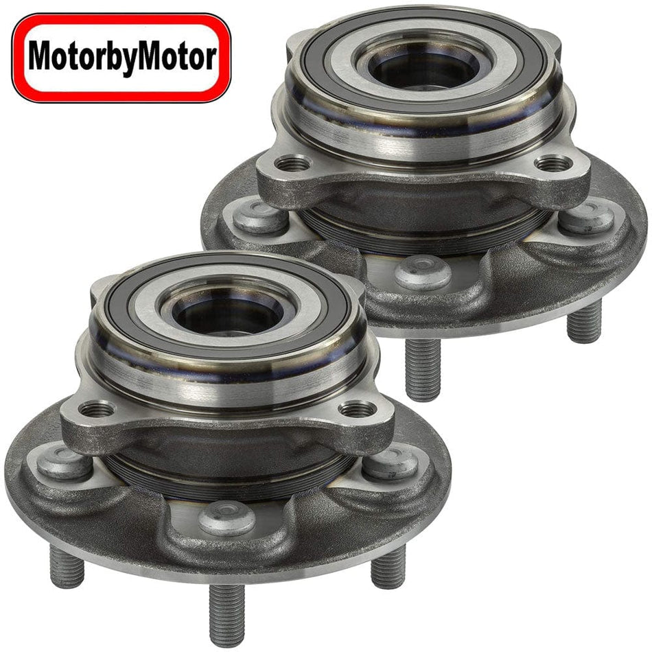 Front Wheel Bearing Hub Assembly Fits for 2019 Lexus ES350, 2016-2019 Lexus RX350, 2016-2019 Lexus RX450H, 2019 Toyota Avalon, 2018-2019 Toyota Camry Wheel Hub w/5 Lugs-513397 (2 PACK)