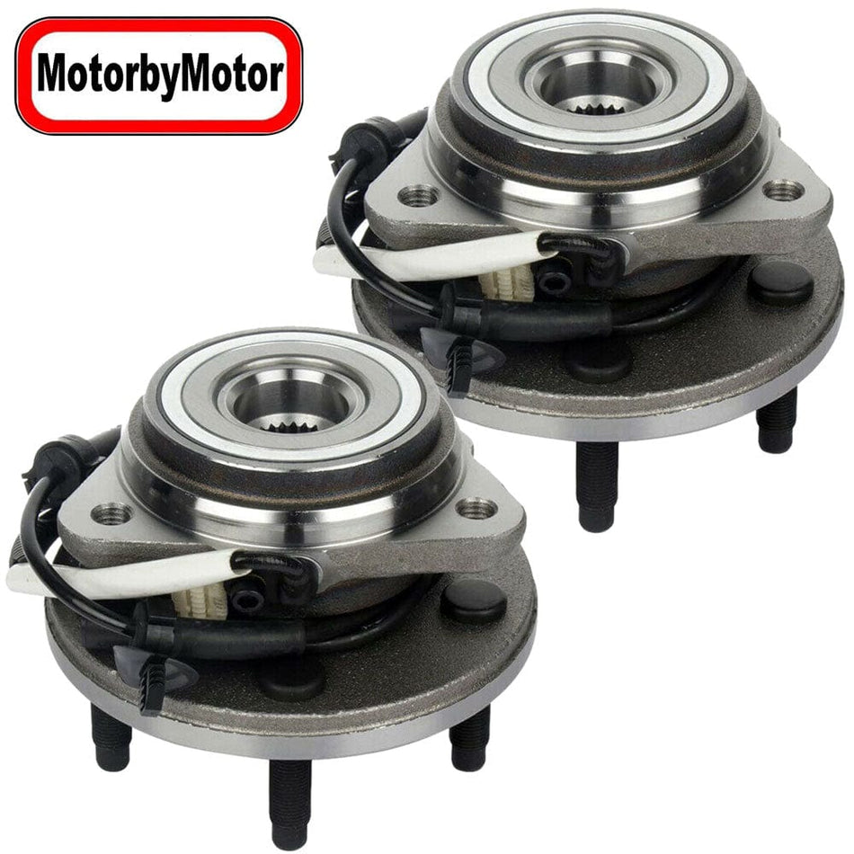 Front Wheel Bearing for 2009-2011 Ford Ranger, 2003-2010 Mazda B4000 Wheel Hub w/ABS, 4WD,5 Lugs,515129 (2 PACK)