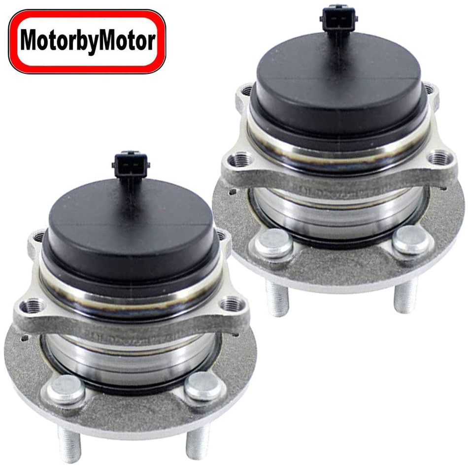 MotorbyMotor 512556 Rear Wheel Bearing and Hub Assembly Fits for Kia Sedona 2015 2016 2017 2018 2019 Wheel Hub w/5 Lugs (2 PACK)