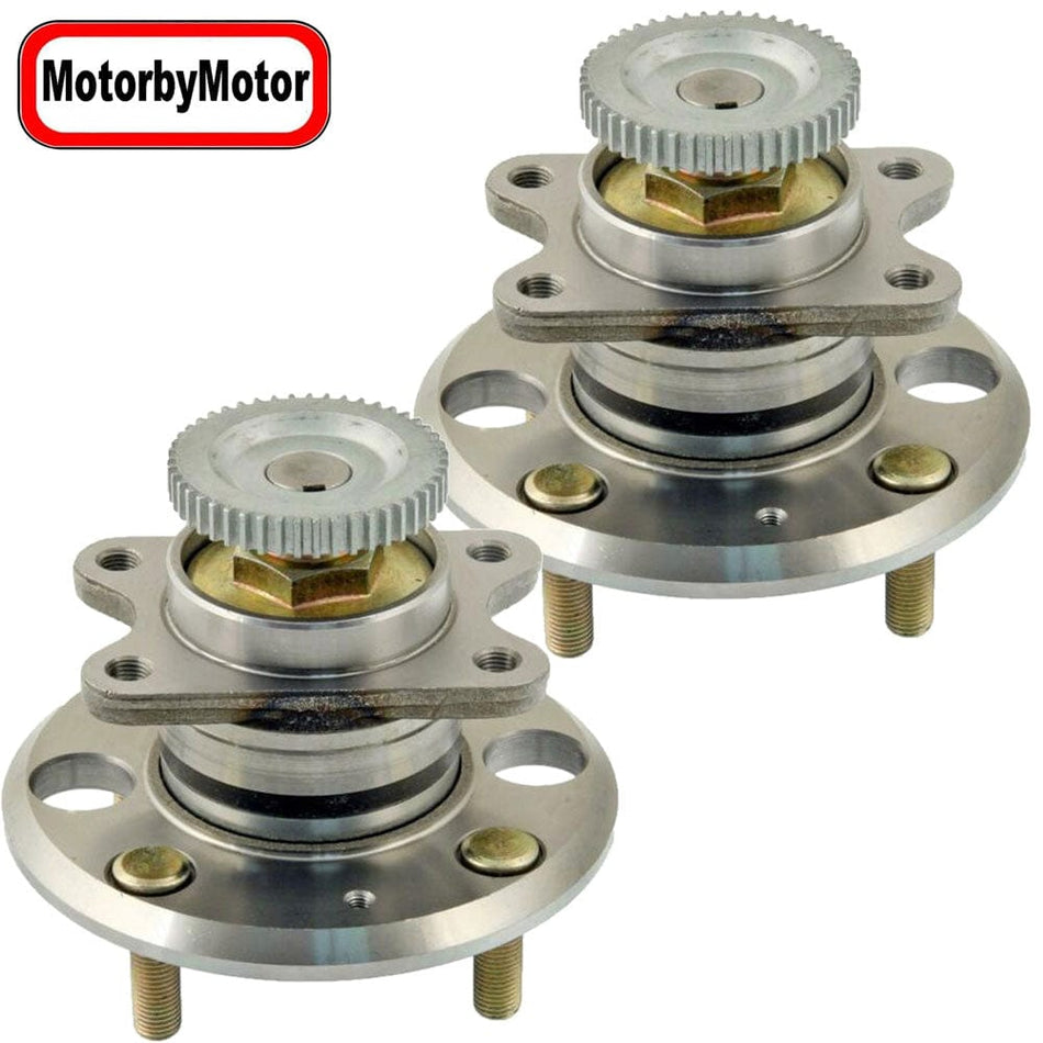 Rear Wheel Bearing for Hyundai Sonata, Kia Magentis, Kia Optima Wheel Hub w/ ABS Tone Ring,2WD FWD, 4 Lugs-512190 (2 Pack)