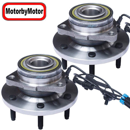 Front Wheel Bearing for 2006-2008 Hummer H3 Hub Wheel Hub w/ABS, 6 Lugs, 515093 (2 PACKs)