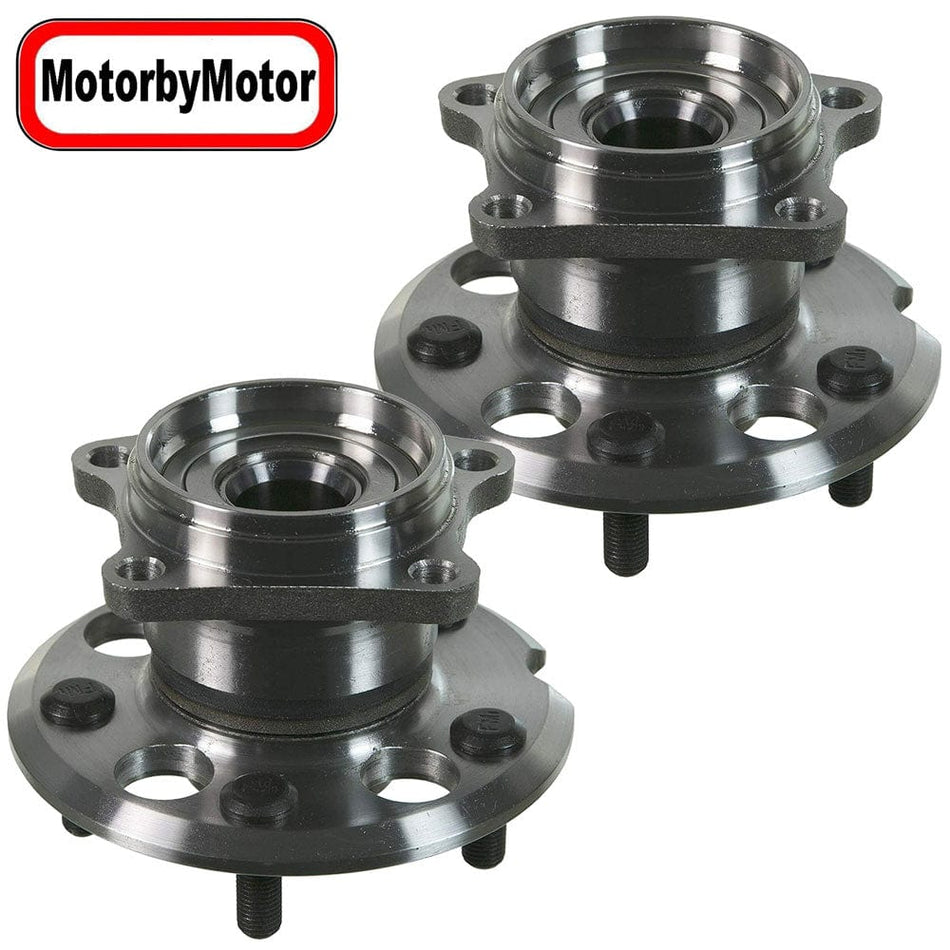 Rear Wheel Bearing for 2001-2005 Toyota RAV4 Wheel Hub AWD w/5 Lugs-512338 (2 PACK)