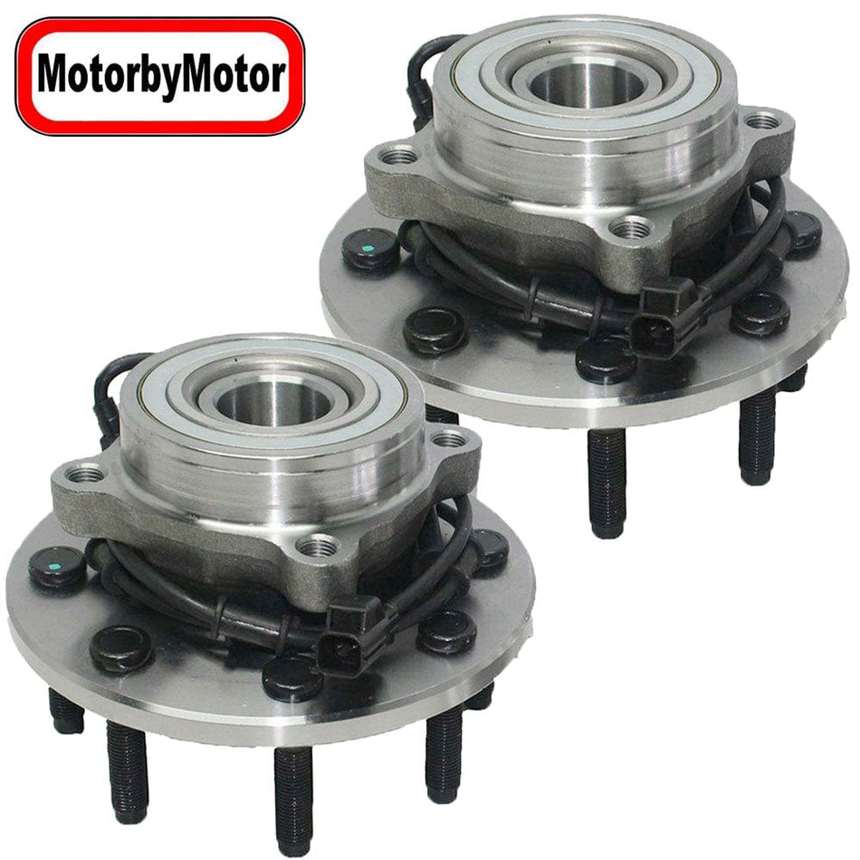 Front Wheel Bearing Fit 2003-2005 Dodge Ram 2500 3500 Wheel Hub w/ABS 4WD, 515061 (2 PACK)