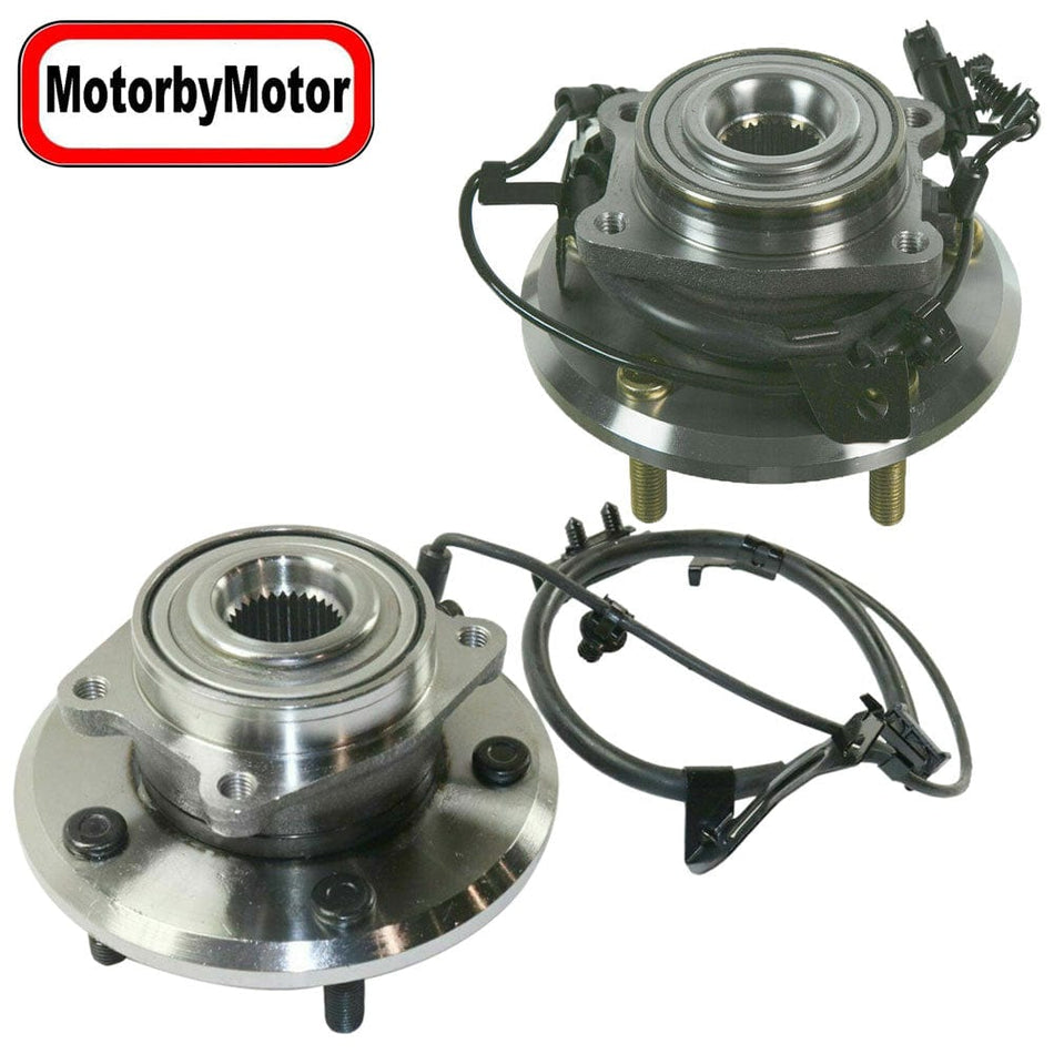 Rear Wheel Bearing Fit 2009-2018 Dodge Journey Hub Bearing w/ABS, Wheel Hub 5-Lug 2WD, AWD 512478+512479 (2 PACK)
