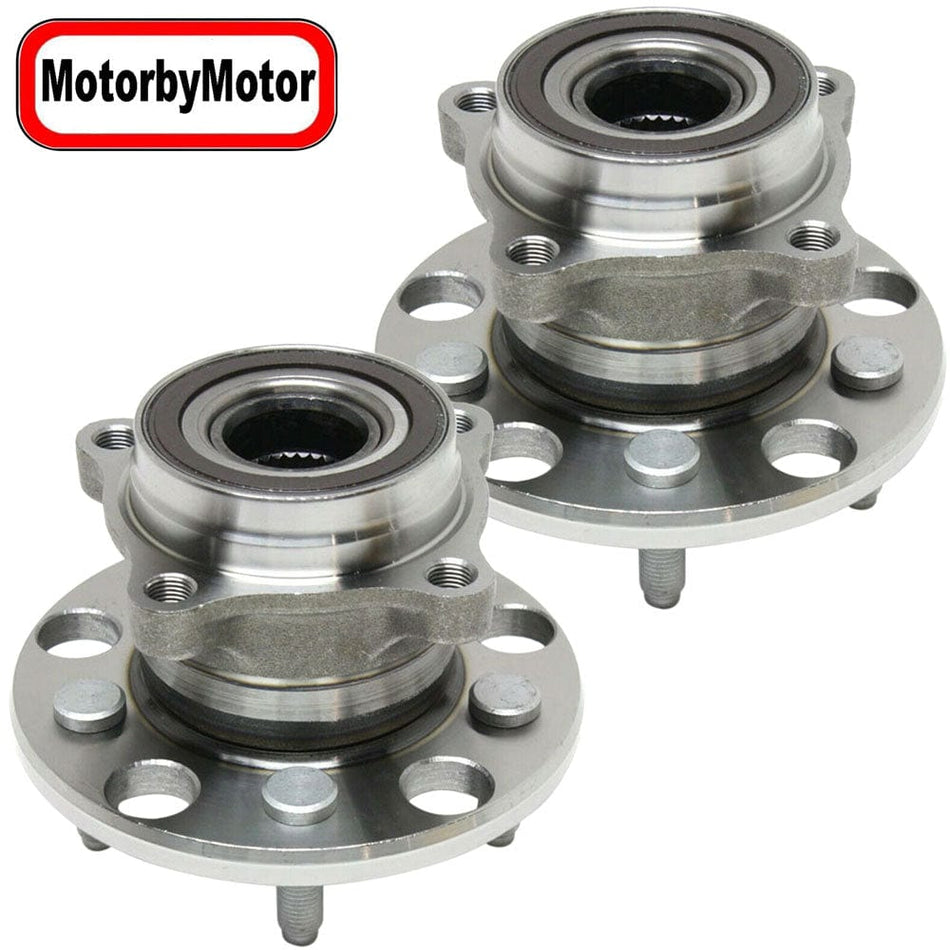 Rear Wheel Bearing Hub Assembly Fits for Lexus GS F/GS300/GS350/GS430/GS450H/GS460/IS F/IS250/IS350/RC F Wheel Hub w/5 Lugs, w/ABS-512337 (2 PACK)