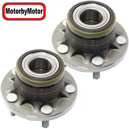 Rear Wheel Bearing & Hub Assembly Fits for 2010 2011 2012 2013 Ford Transit Connect Wheel Hub w/5 Lugs, w/ABS-512439 - 2 PACK