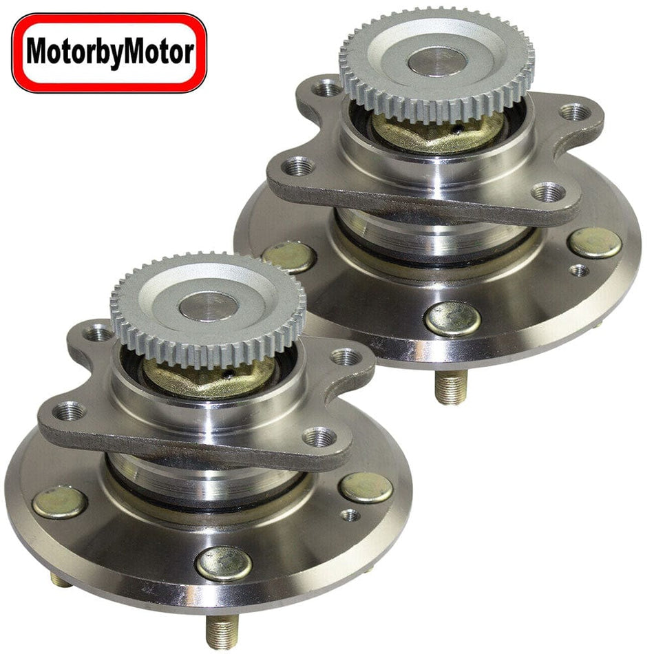 Rear Wheel Bearing Fit 2002-2005 Hyundai XG350, 2001 Hyundai XG300 Wheel Hub w/ABS, 5 Lugs, 512189 (2 Pack)