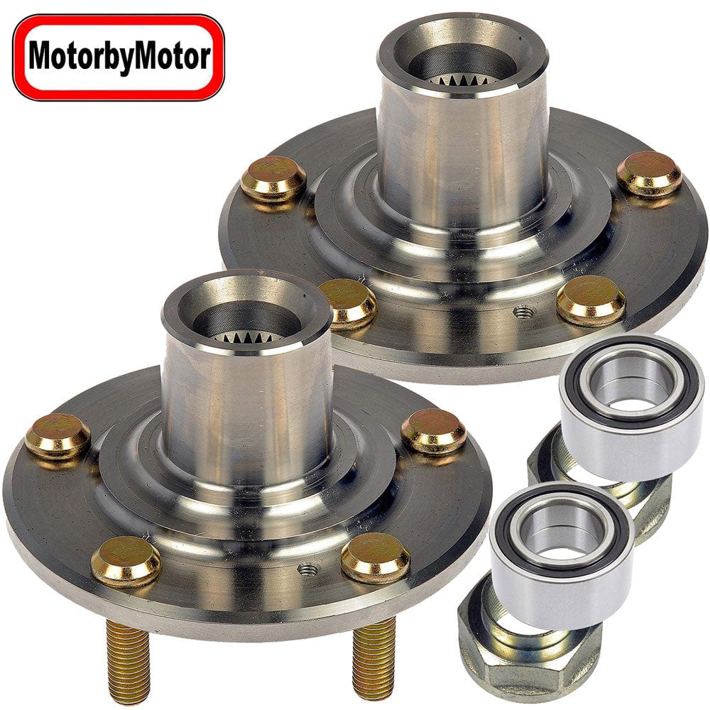 Front Wheel Bearing Fit 2012-2015 Honda Civic, 2013-2018 Acura ILX Hub Bearing w/5 Lugs, 930 455 510111 (2 Pack)