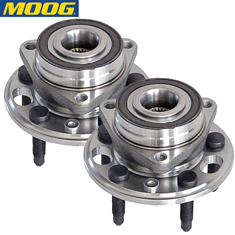 MOOG 513288 Front Rear Wheel Bearing Hub Assembly 2010-2017 Buick Chevy (Set of 2)