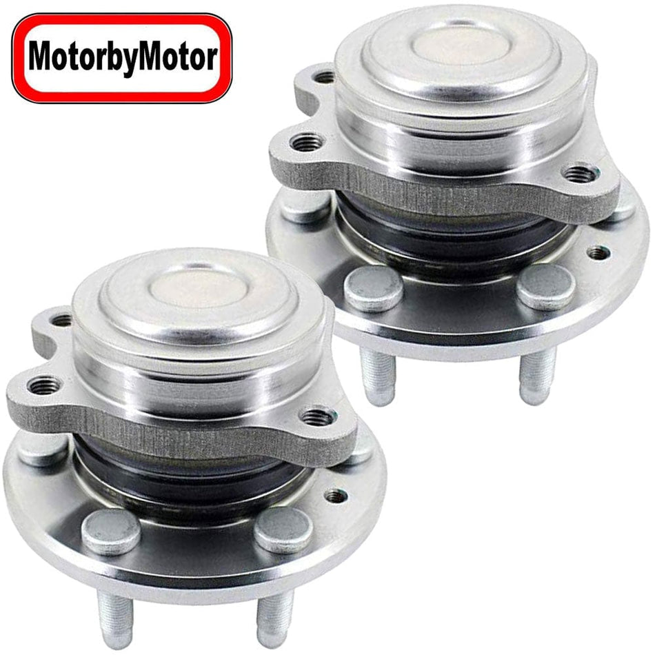 Front Wheel Bearing Fit 2015-2019 GMC Canyon, Chevrolet Colorado Wheel Hub 2WD 6 Lugs, 515168 (2 Pack)