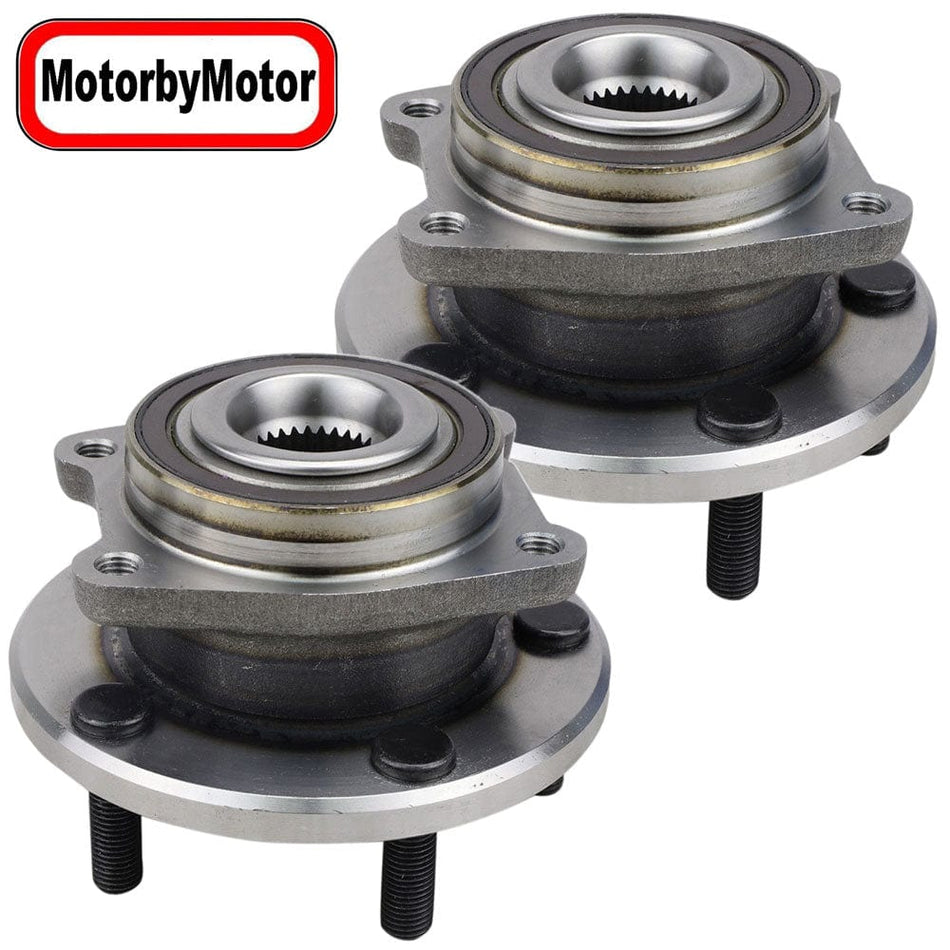 Front Wheel Bearing Fit Chrysler 200, Chrysler Sebring, Dodge Avenger,Dodge Caliber Wheel Hub w/ABS 5 Lugs, 513263 (2 Pack)