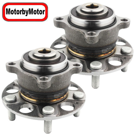 Rear Wheel Bearing Fit Acura TSX 2009-2014, Honda Accord 2008-2012 Wheel Hub w/ABS 5 Lugs, 512353 (2 Pack)