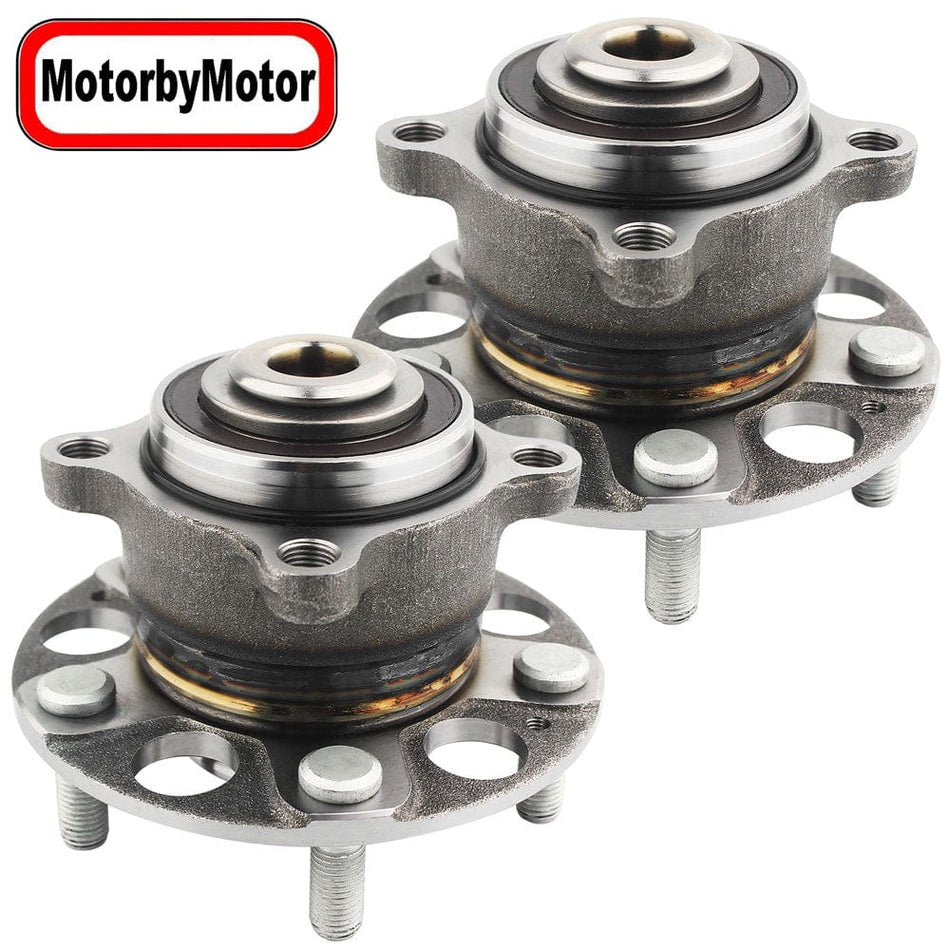 Rear Wheel Bearing Fit Acura TSX 2009-2014, Honda Accord 2008-2012 Wheel Hub w/ABS 5 Lugs, 512353 (2 Pack)