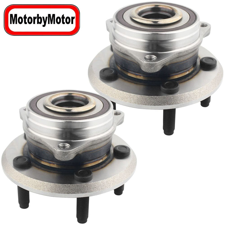 Front Wheel Bearing Fit Dodge Durango, Jeep Grand Cherokee 2011-2019 Wheel Hub 5 Lugs, 513324 (2 Pack)