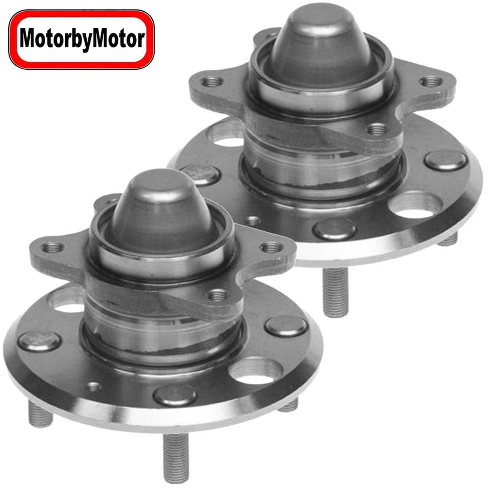 Rear Wheel Bearing for 1999-2005 Hyundai Sonata, 2001-2006 Kia Magentis, 2001-2006 Kia Optima Wheel Hub w/4 Lugs, 2WD FWD, Non-ABS-512191 (2 Pack)