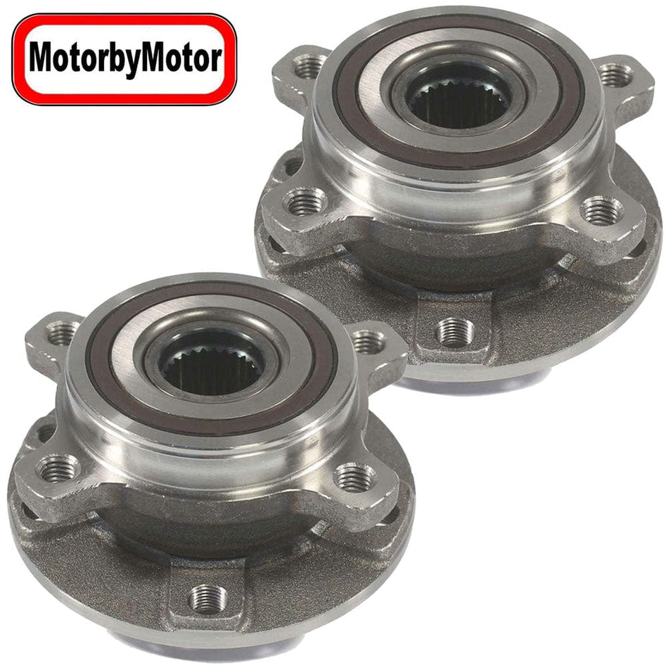 Front Wheel Bearing Fit 2014-2019 Jeep Cherokee Wheel Hub w/ABS, 513349 (2 Pack)