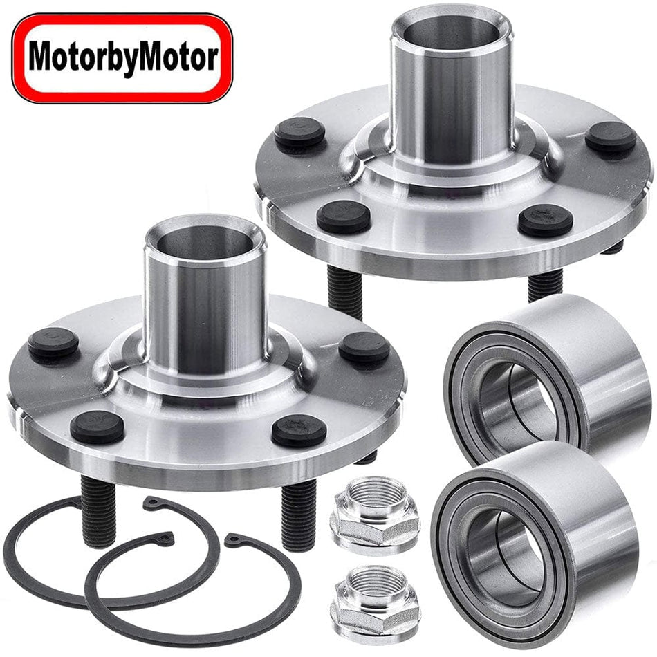 Front Wheel Bearing Hub Assembly Fits for 1999-2003 Lexus RX300 (AWD), 1992-2003 Toyota Camry (2.2L 4 Cyl ), 1999-2003 Toyota Solara (2.2L 4 Cyl) Wheel Hub w/5 Lugs-518508 - 2 PACK