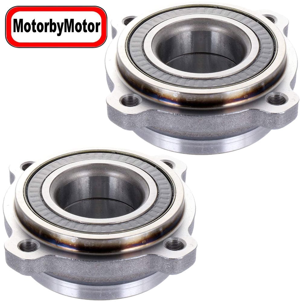 MotorbyMotor 512549 Rear Wheel Bearing & Hub Assembly Fits for BMW X1 2012 2013 2014 2015 Wheel Hub (2 Pack)