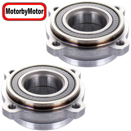 MotorbyMotor 512549 Rear Wheel Bearing & Hub Assembly Fits for BMW X1 2012 2013 2014 2015 Wheel Hub (2 Pack)