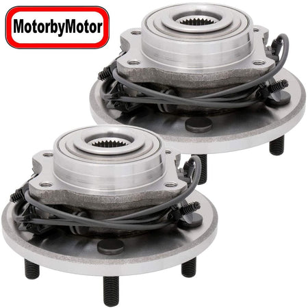MotorbyMotor 512330 Rear Wheel Bearing & Hub Assembly Fits for 2007 2008 Chrysler Pacifica Wheel Hub w/5 Lugs - 2 PACK
