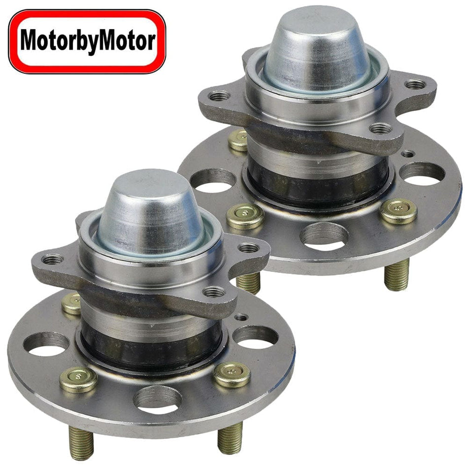 Rear Wheel Bearing Fit 2006-2011 Kia Rio, Kia Rio5, 2007-2011 Hyundai Accent Wheel Hub, 4 Lugs-512325 (2 Pack)