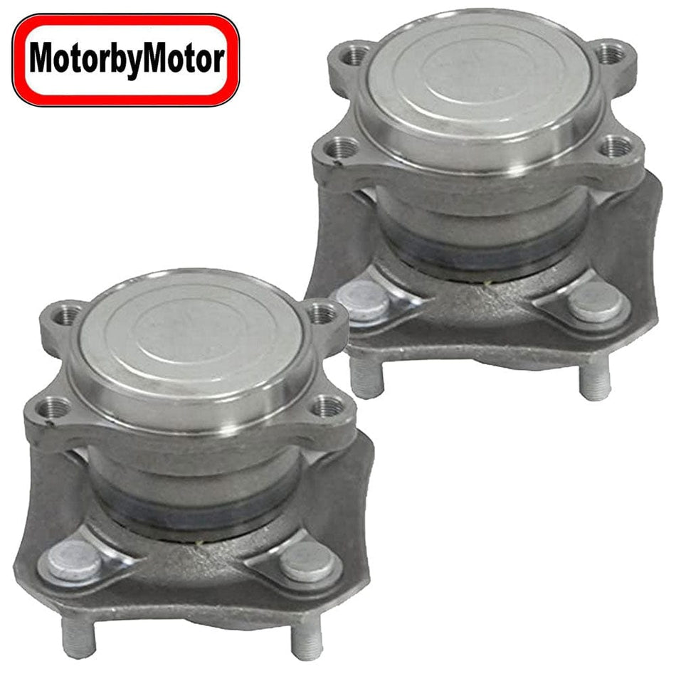 Rear Wheel Bearing for 2007-2012 Nissan Sentra Wheel Hub w/4 Lugs 512385 (2 PACK)