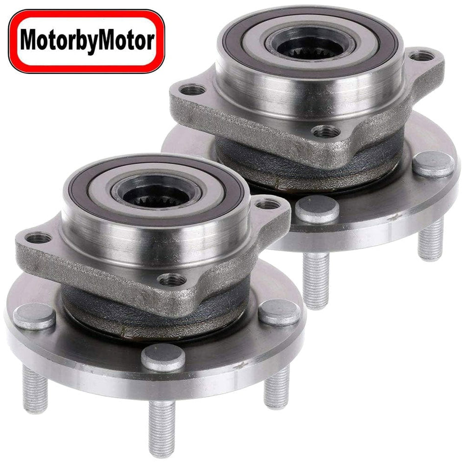 Front Wheel Bearing for 2006 2007 Subaru B9 Tribeca, 2008-2014 Subaru Tribeca Wheel Hub w/5 Lugs-513239 (2 PACK)