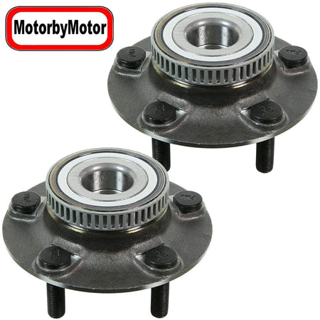 Rear Wheel Bearing & Hub Assembly Fits for Dodge Intrepid, Eagle Vision, Chrysler 300M/Concorde/LHS/New Yorker Wheel Hub (5 Lug, w/ABS)-512029 - 2 PACK