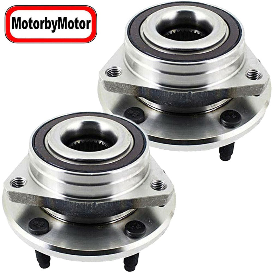 Front Wheel Bearing for 1999-2001 Ford F-250 F-350 Super Duty Wheel Hub w/8 Lugs, w/2 Wheel ABS-515021 (2 PACK)