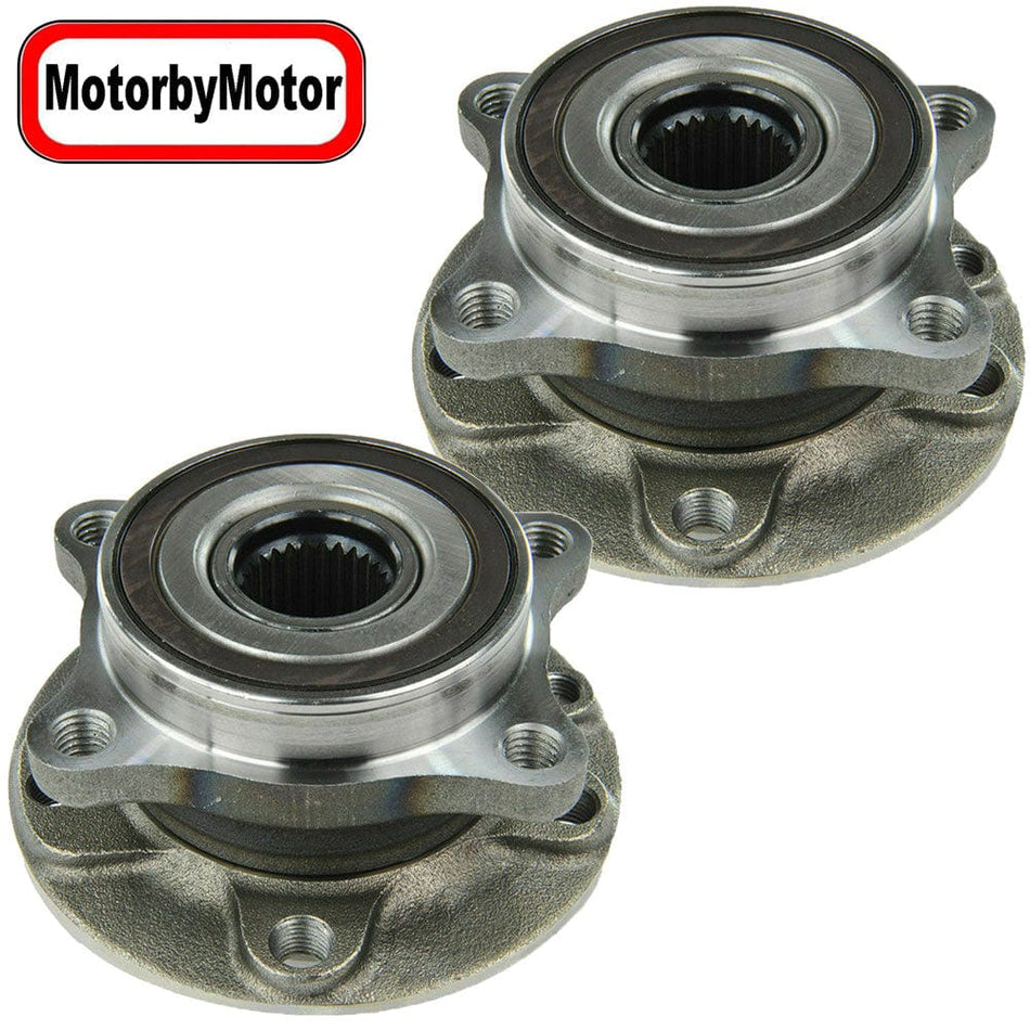 Front Wheel Bearing Fit 2015-2017 Chrysler 200, 2013-2016 Dodge Dart Wheel Hub, 5 Lugs, 513348 (2 Pack)
