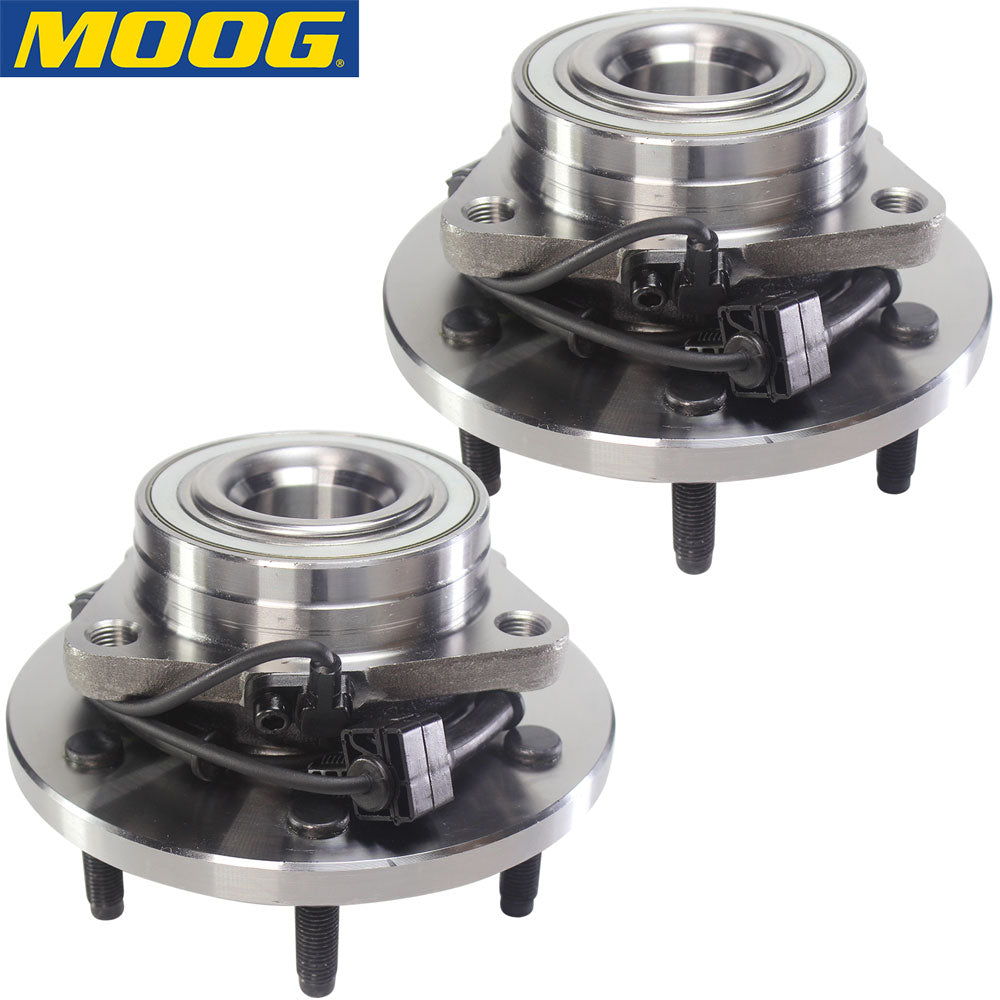 MOOG 515093 Front Wheel Hub Bearing Assembly 2006-10 Hummer H3 W/ABS 6 Lug-2pcs