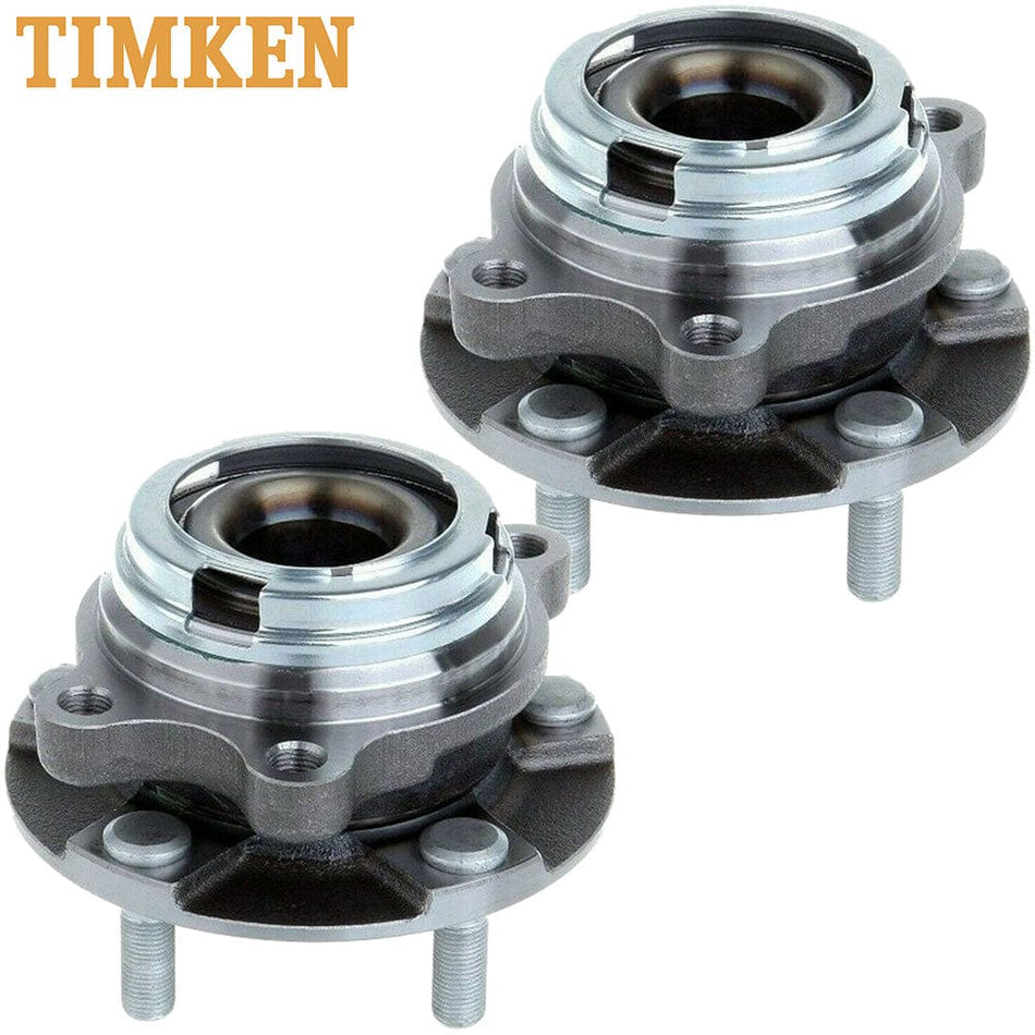 TIMKEN HA590046 Front Wheel Bearing Hub Assembly Nissan Murano 2003-2007 2pcs