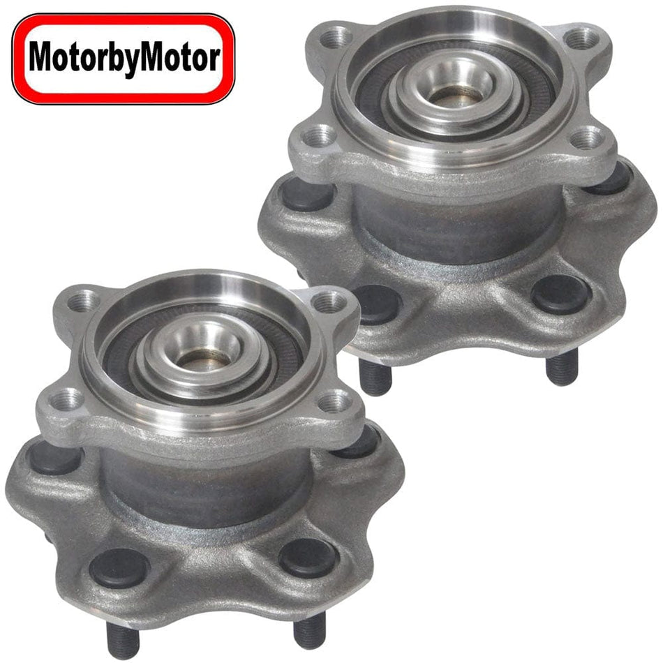 Rear Wheel Bearing and Hub Assembly Fits for 2002-2006 Nissan Altima, 2004-2008 Nissan Maxima, 2004-2009 Nissan quest Wheel Hub w/5 Lugs-512292 - 2 PACK