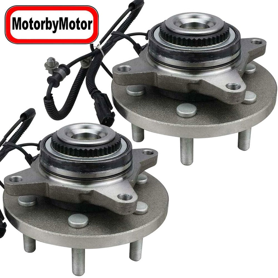 Front Wheel Bearing for 2015-2017 Ford Expedition, Lincoln Navigator Wheel Hub w/6 Lugs, 515158 (2 Pack )