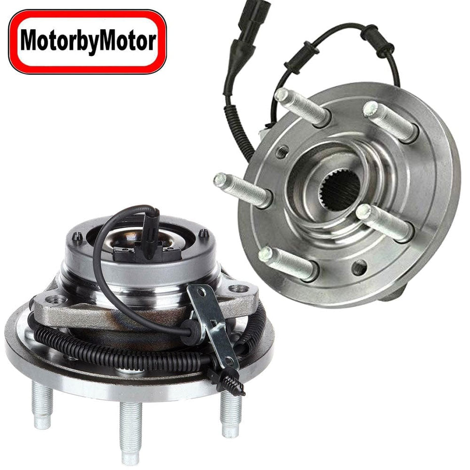Front Wheel Bearing Fit Ford Freestar, Mercury Monterey -w/ABS 5 Lugs-513232 513233 (2 PACK)