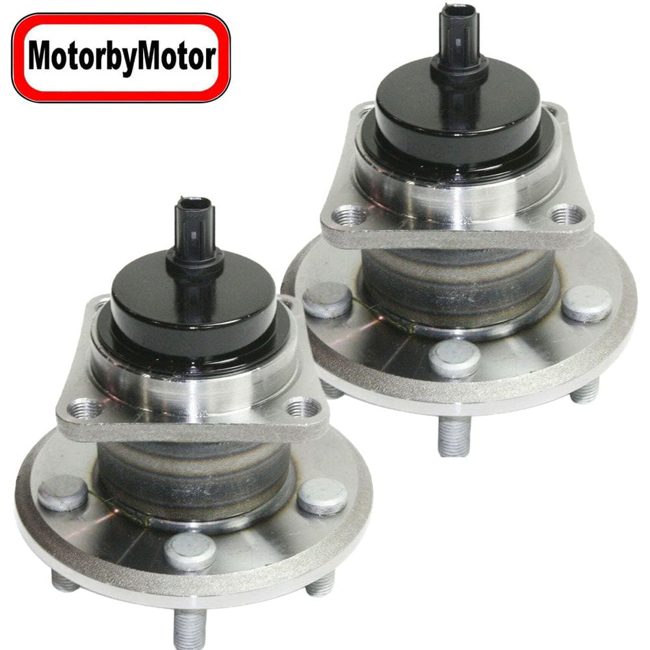 Rear Wheel Bearing Fit Toyota Corolla, IM,Matrix, 2009 2010 Ponitac Vibe Wheel Hub w/ABS, 5 Lugs, 512403 (2 Pack)