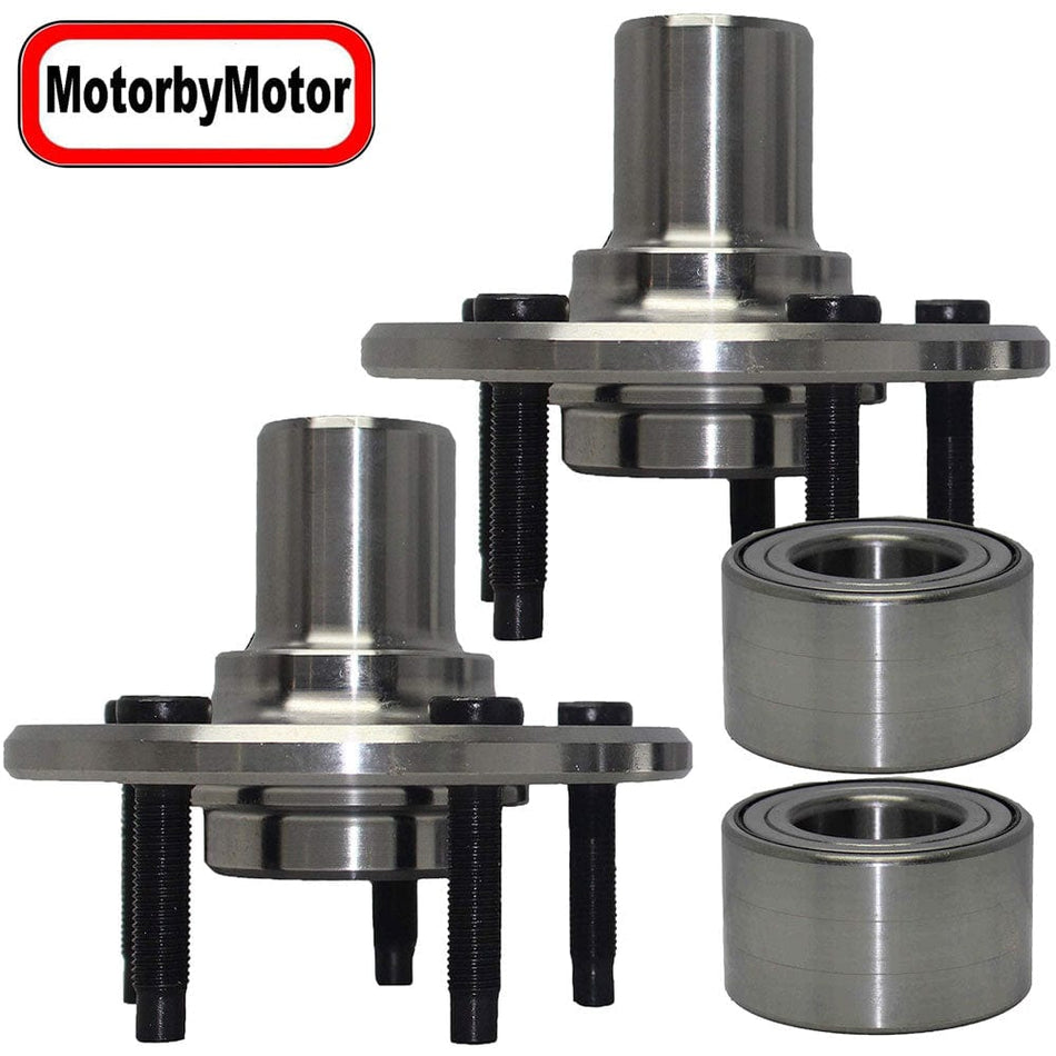 Rear Wheel Bearing Fit Ford Explorer Sport Trac, Lincoln Aviator, Mercury Mountaineer Wheel Hub 5 Lugs, 521000 (2 Pack)